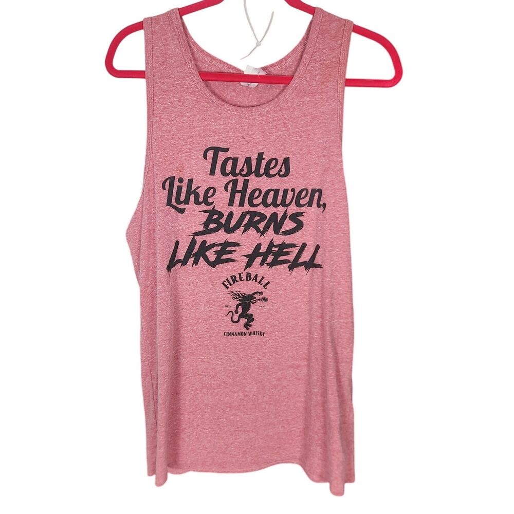 Fireball Whiskey Tank Top men's large